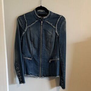 INC Women's Blue Denim Jacket